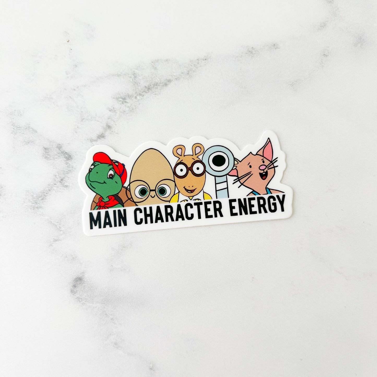 Main Character Energy Sticker