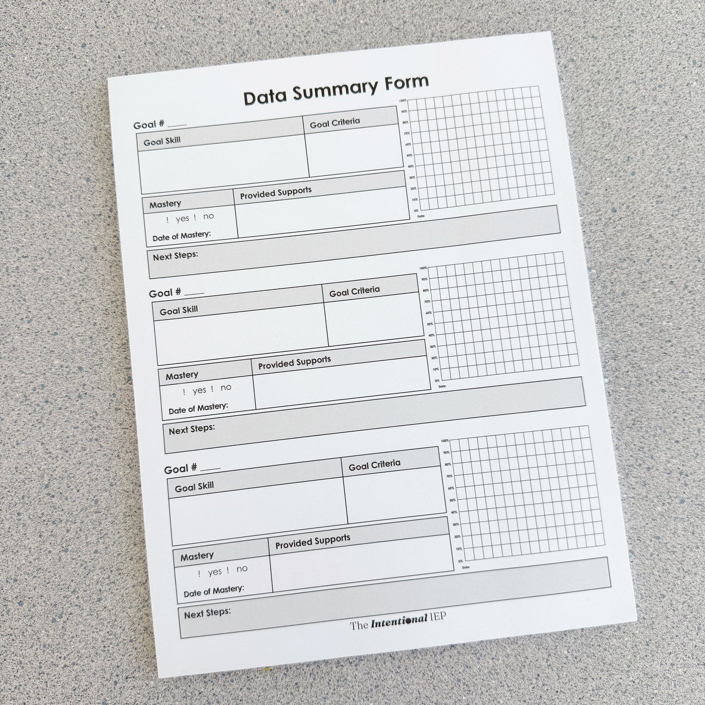 Data Analysis Summary Data Notepad | 50 Sheets