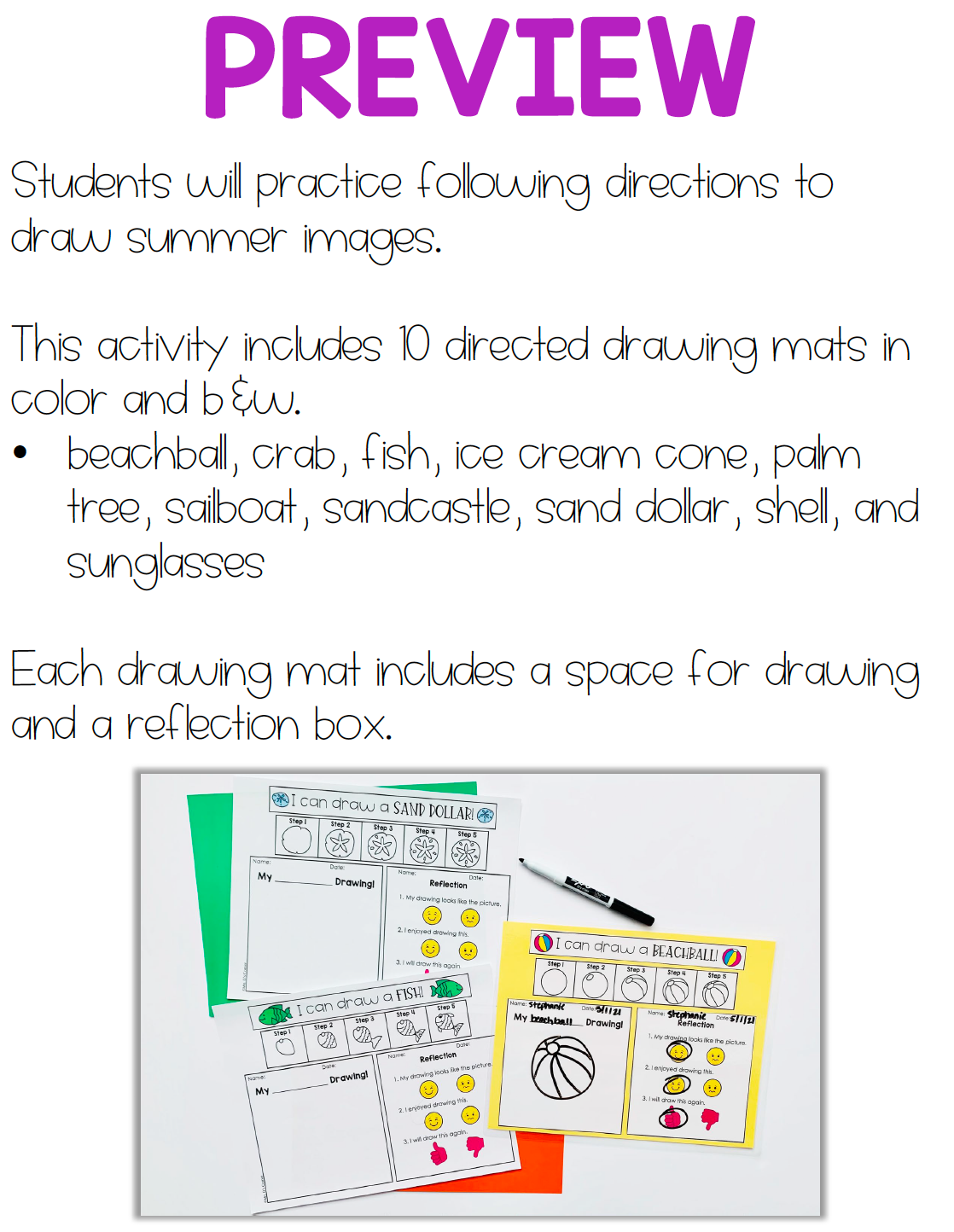 Seasonal Directed Drawings | Step-by-Step Drawings for Special Ed