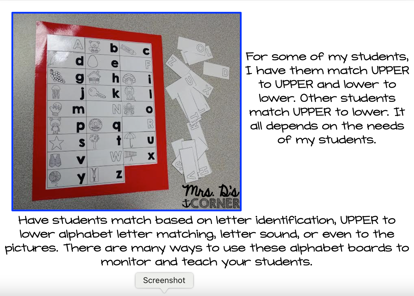 Alphabet Game Boards | Alphabet File Folder Game