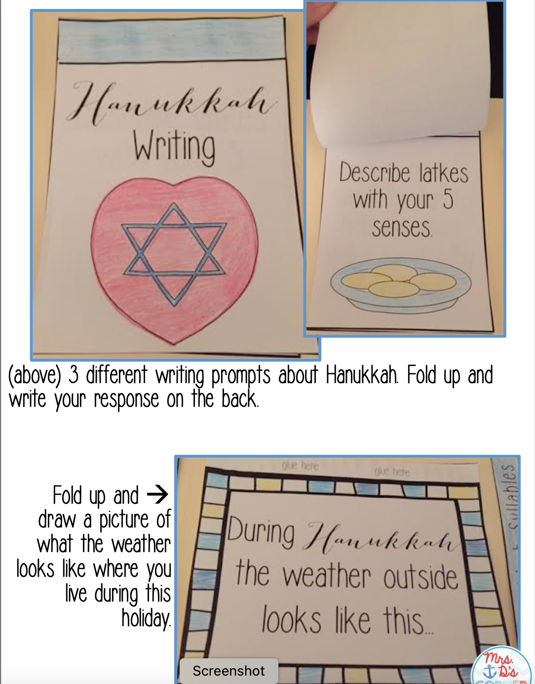 Hanukkah (Chanukah) Lapbook with 11 foldables! { Grades 2 - 5 }