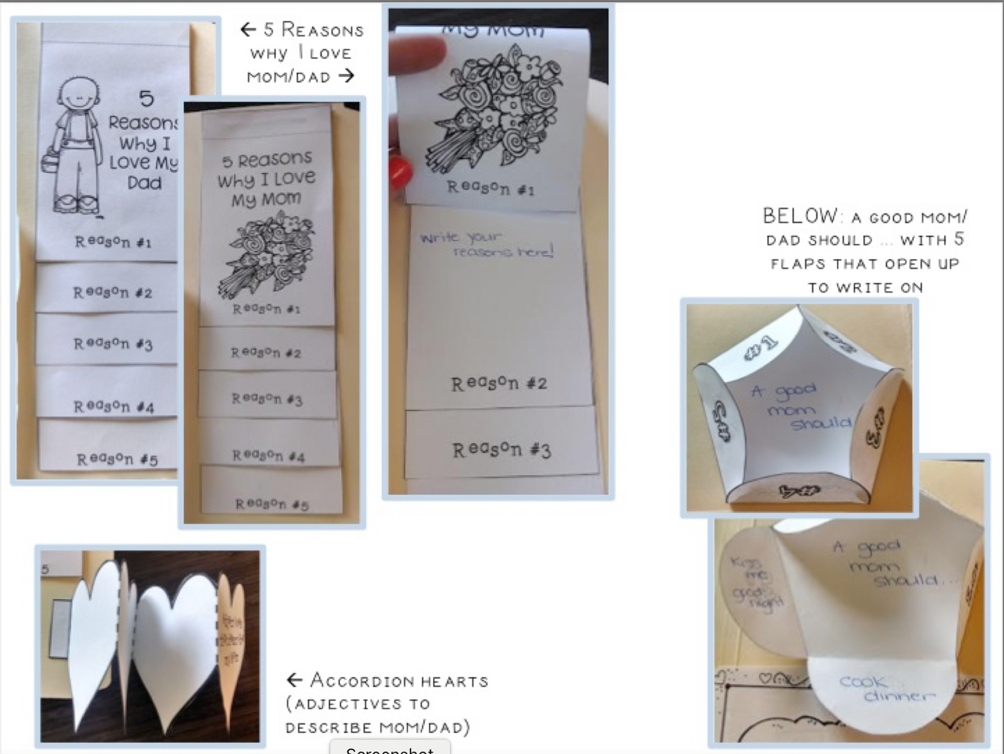 Mother's Day Lapbook { 9 Foldables - 2 versions included }