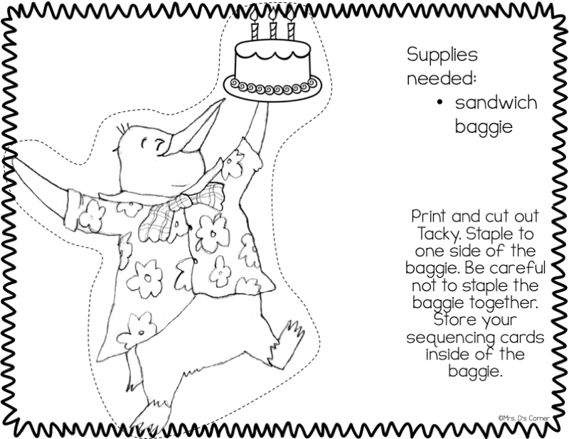 Happy Birthday Tacky Book Companion