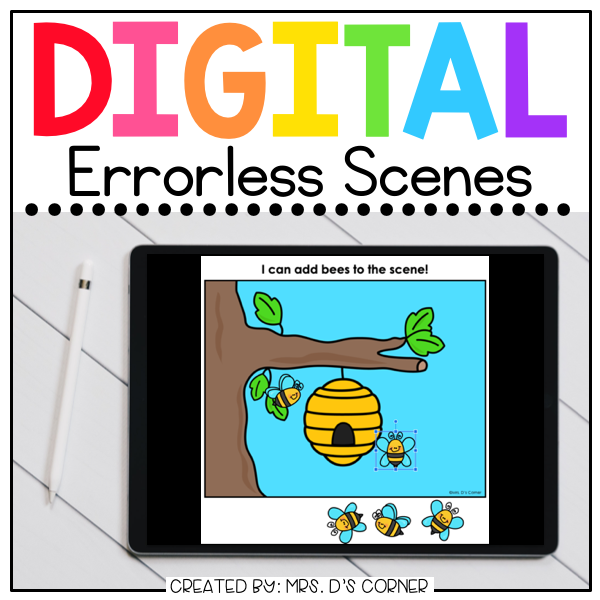 Digital Errorless Scenes Learning Activity | Distance Learning