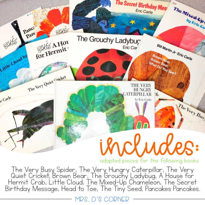 Eric Carle Adapted Piece Book Set [ 12 book sets included! ] – mrsdsshop