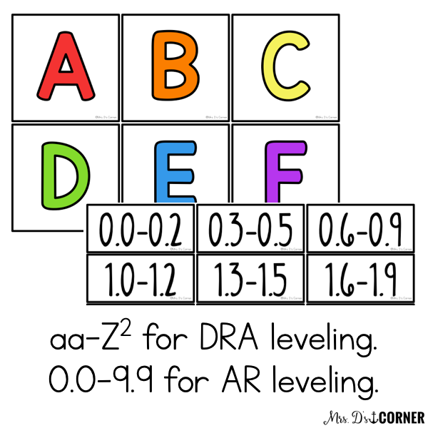 Classroom Library Labels (with Book Sticker Labels)