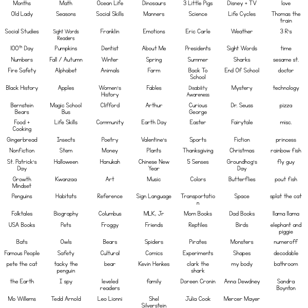Classroom Library Labels (with Book Sticker Labels)
