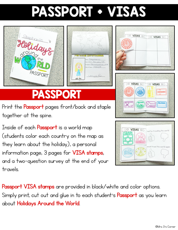 Holidays Around the World Book and Activity BUNDLE | Christmas Around the World