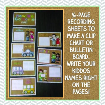 How We Go Home Clip Chart and Ring Organizer { Tribal Herringbone }