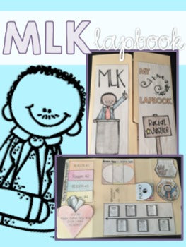 Martin Luther King Jr. Lapbook { 8 foldables included! }