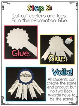 Book Awards - Book Report { Differentiated for Grades K - 3 }