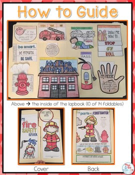 Interactive Fire Safety Lapbook for Fire Prevention Week