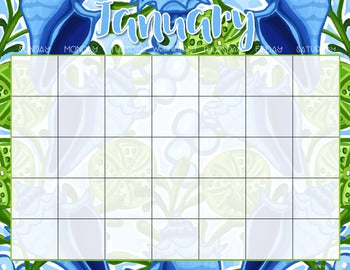 Editable Calendar ( Lilly Inspired )