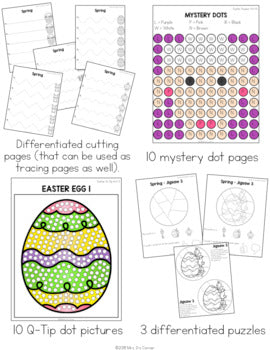Easter Fine Motor Skills and Activities