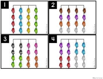 Rainbow Matching Mats and Activity Cards (Patterns, Colors, and Matching)