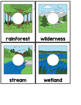 Animal Habitats Missing Pieces Task Box | Task Boxes for Special Education
