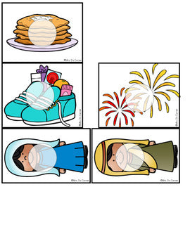 Las Posadas Missing Pieces Task Box | Task Boxes for Special Education