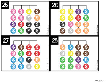 Coins Matching Mats and Activity Cards (Patterns, Colors, and Matching)