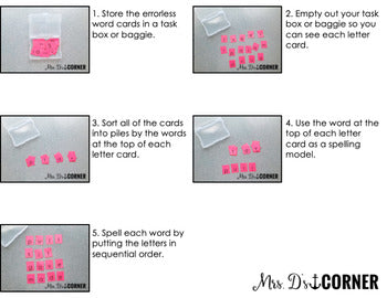 Fry 800 Errorless Flash Cards | Spelling Task Box for Fry Words | Fry 700 - 800