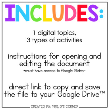 Chocolate 2D Shapes Digital Activity | Distance Learning