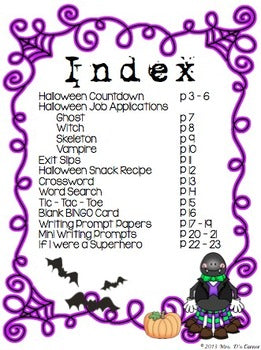 Halloween Activities for Special Ed Halloween Literacy and Math Games