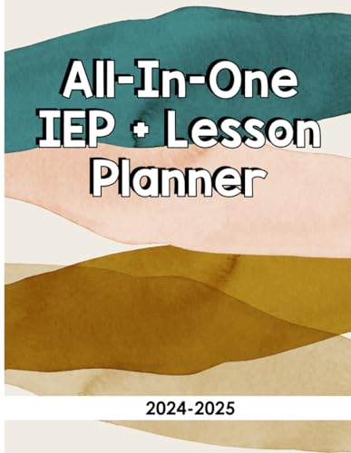 IEP Teacher Planner - All in One Special Education Teacher Lesson Planner and IEP Calendar [ Boho ]