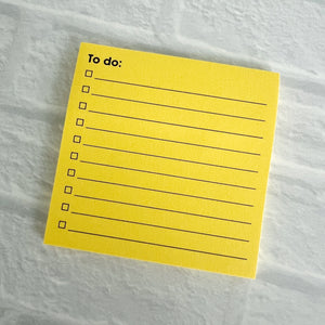 To Do List Sticky Note Pad | 50 Sheets