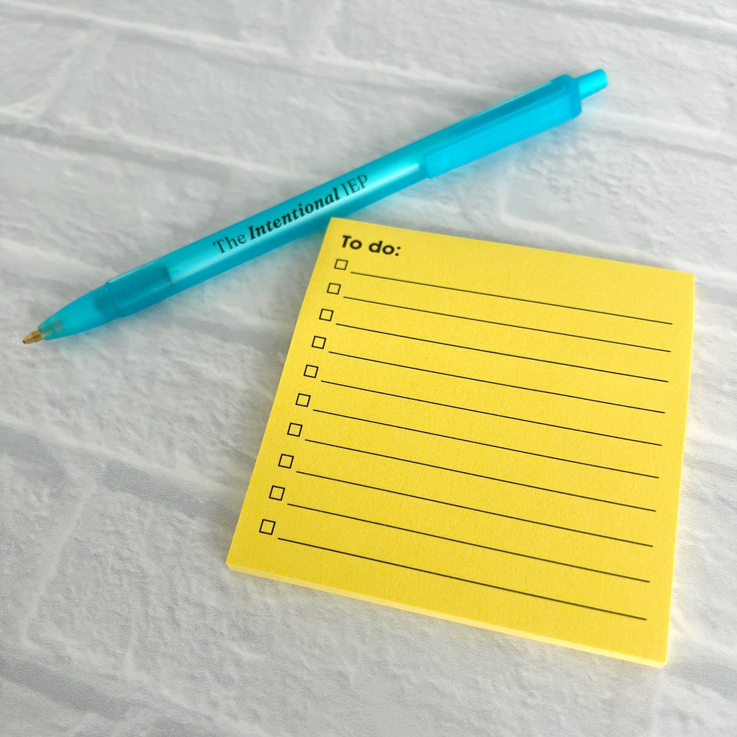 To Do List Sticky Note Pad | 50 Sheets – mrsdsshop