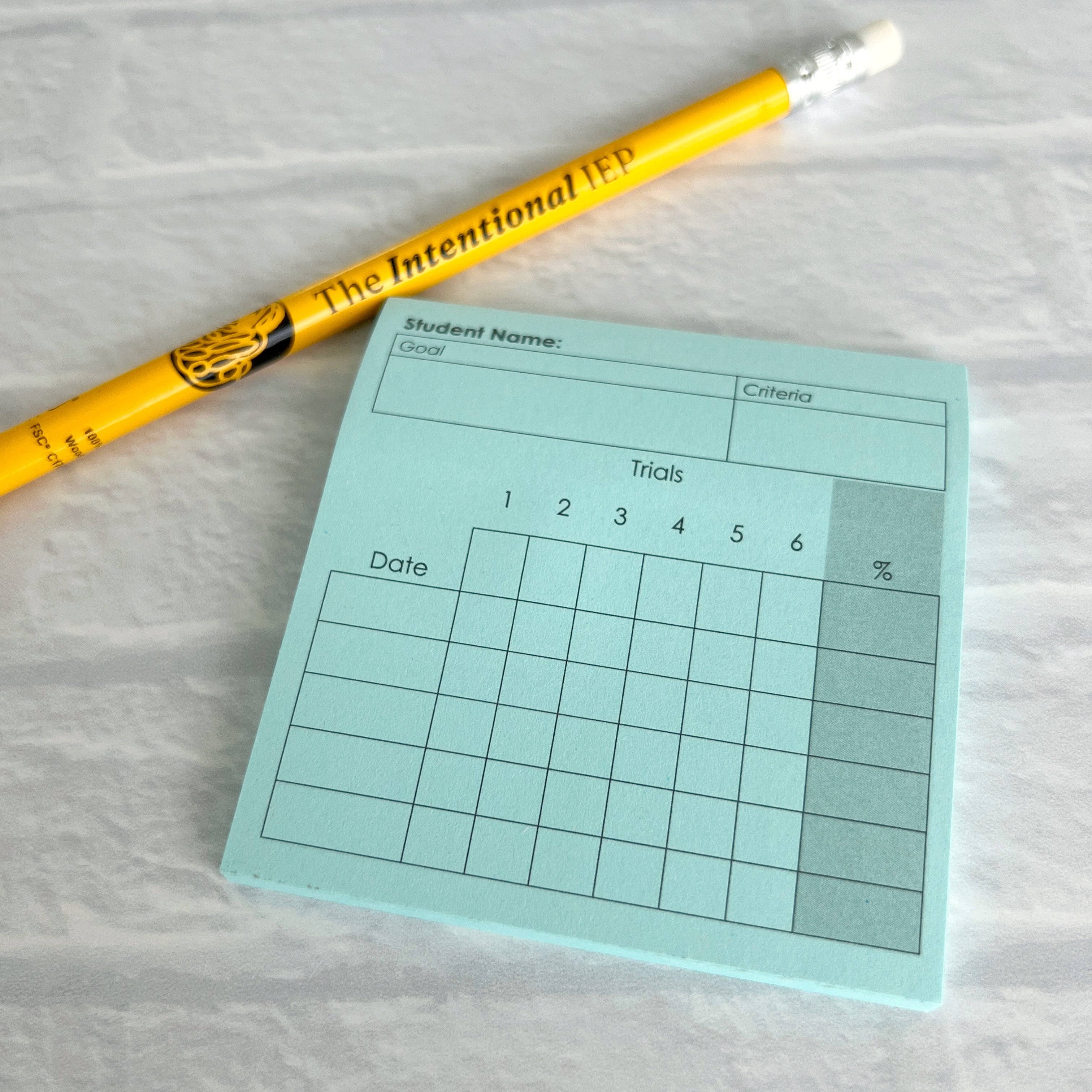 IEP Goal Progress Sticky Note Pad | 50 Sheets – mrsdsshop