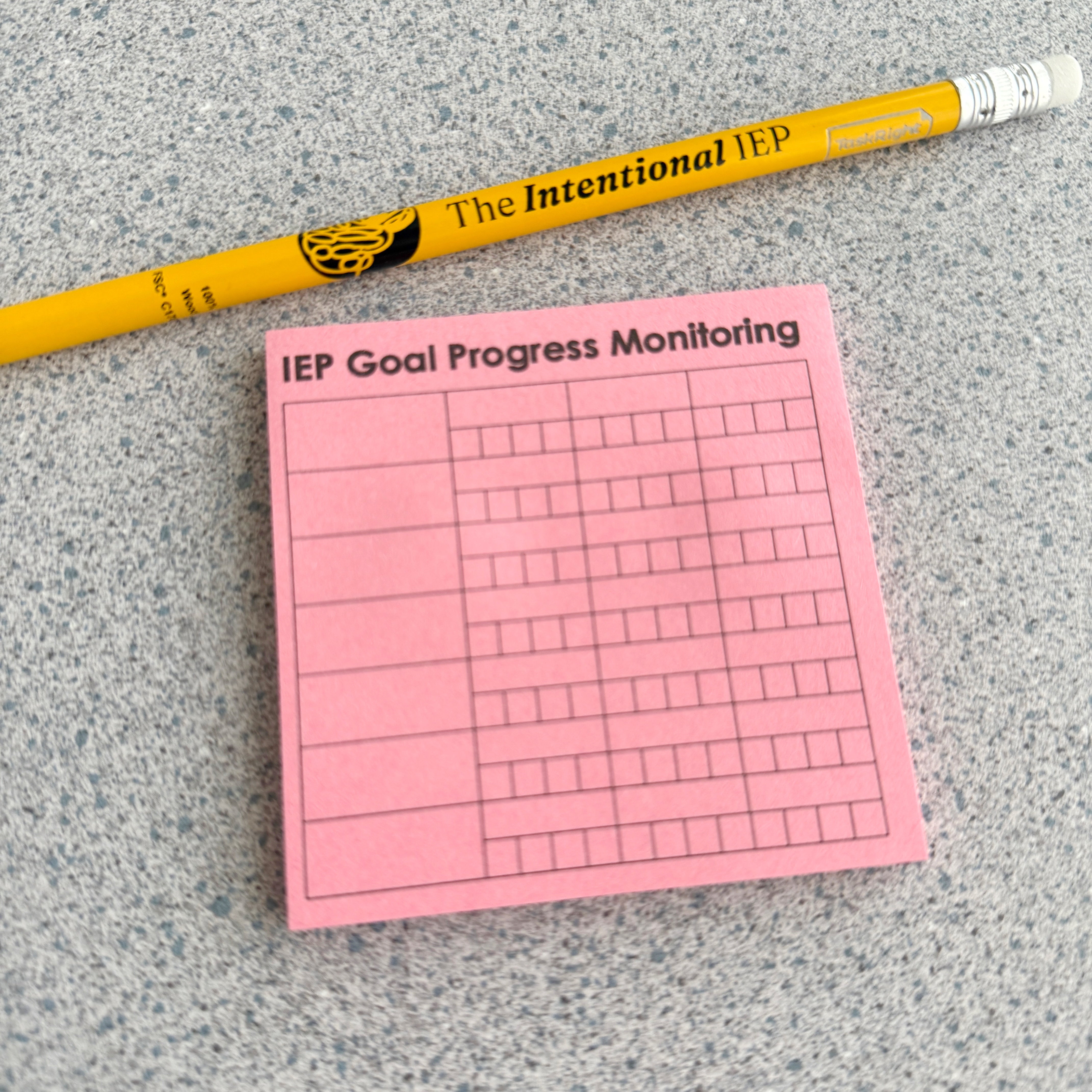 IEP Goal Progress Monitoring Sticky Note Pad | 50 Sheets – mrsdsshop
