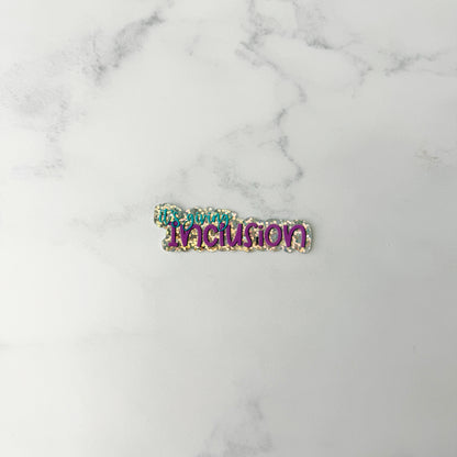 It's Giving Inclusion Glitter Sticker