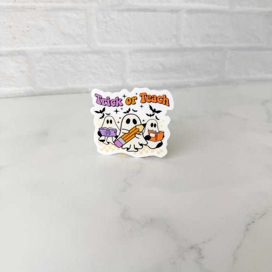 Trick or Teach Sticker