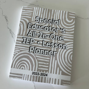 The Special Educator's All-in-One IEP Lesson Planner | Digital Download