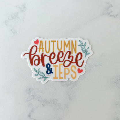 Autumn Breeze and IEPs Sticker