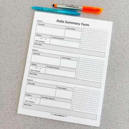 Data Analysis Summary Data Notepad | 50 Sheets