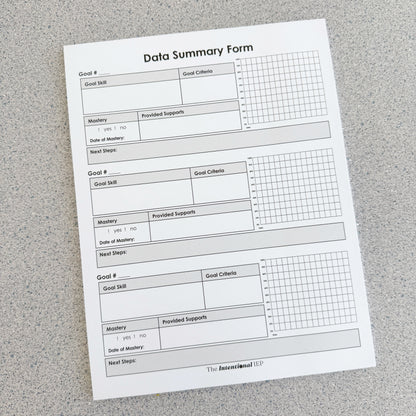 Data Analysis Summary Data Notepad | 50 Sheets