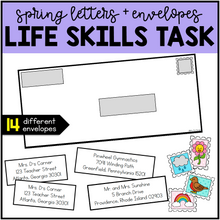 Load image into Gallery viewer, Addressing an Envelope | Spring Life Skills Center How to Address an Envelope