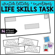 Load image into Gallery viewer, Addressing an Envelope | Winter Life Skills Center How to Address an Envelope