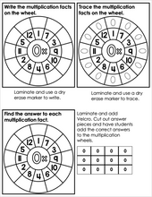 Load image into Gallery viewer, Differentiated Multiplication Wheel Task Boxes Bundle for Special Education