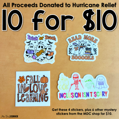 Hurricane Relief Sticker Bundle