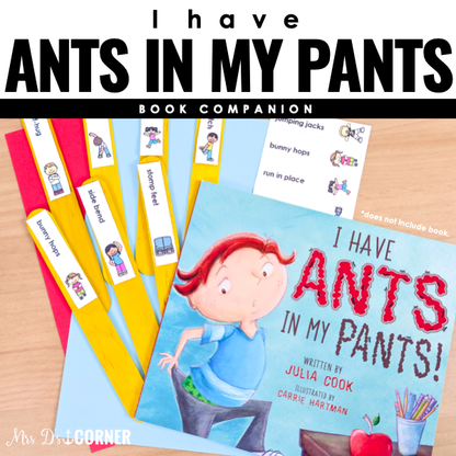 I Have Ants in My Pants Book Companion | 3 extension activities