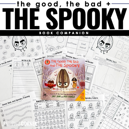 The Good The Bad and The Spooky Book Companion | Jory John Extension Activities