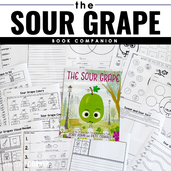The Sour Grape Companion | Jory John Story Extension Activities