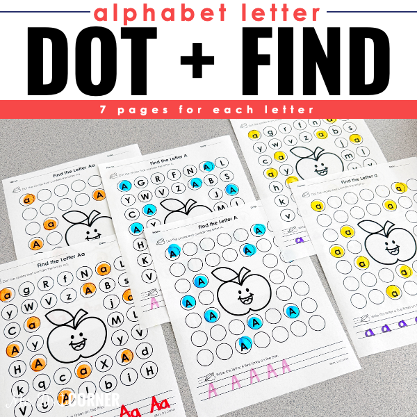 Alphabet Dotter Activities | 7 Dotter Activities for Each Letter