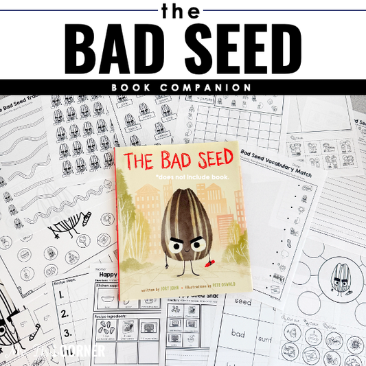 The Bad Seed Book Companion | Jory John Story Extension Activities