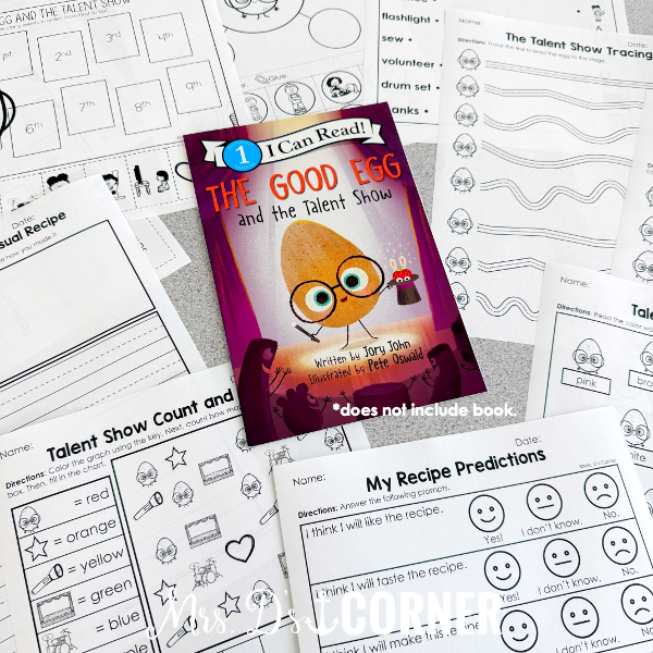 The Good Egg and the Talent Show | Jory John Story Extension Activities
