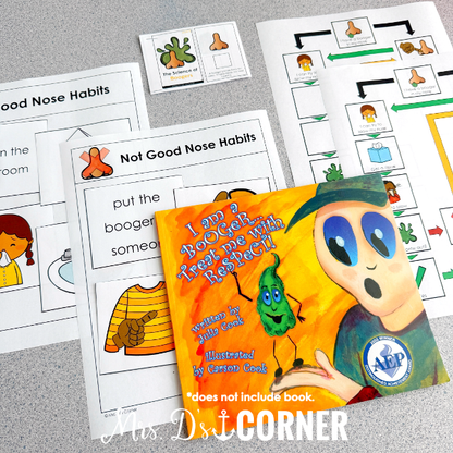 I Am a Booger Treat Me With Respect Book Companion | 3 extension activities