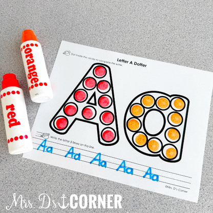 Alphabet Dotter Activities | 7 Dotter Activities for Each Letter