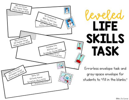 Addressing an Envelope | Winter Life Skills Center How to Address an Envelope