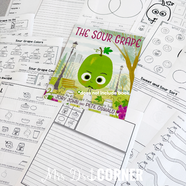 The Sour Grape Companion | Jory John Story Extension Activities